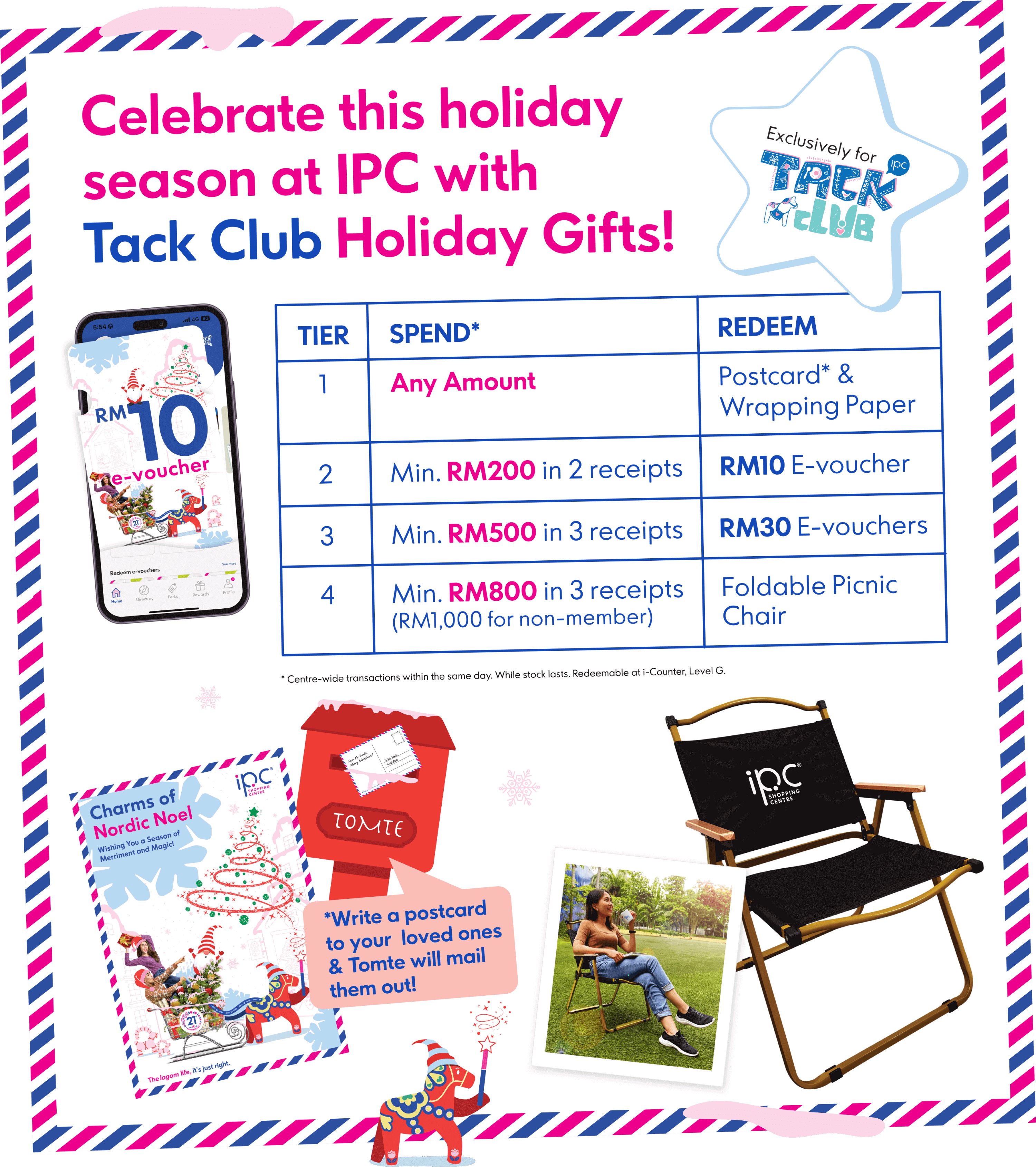 Tack club holiday gifts