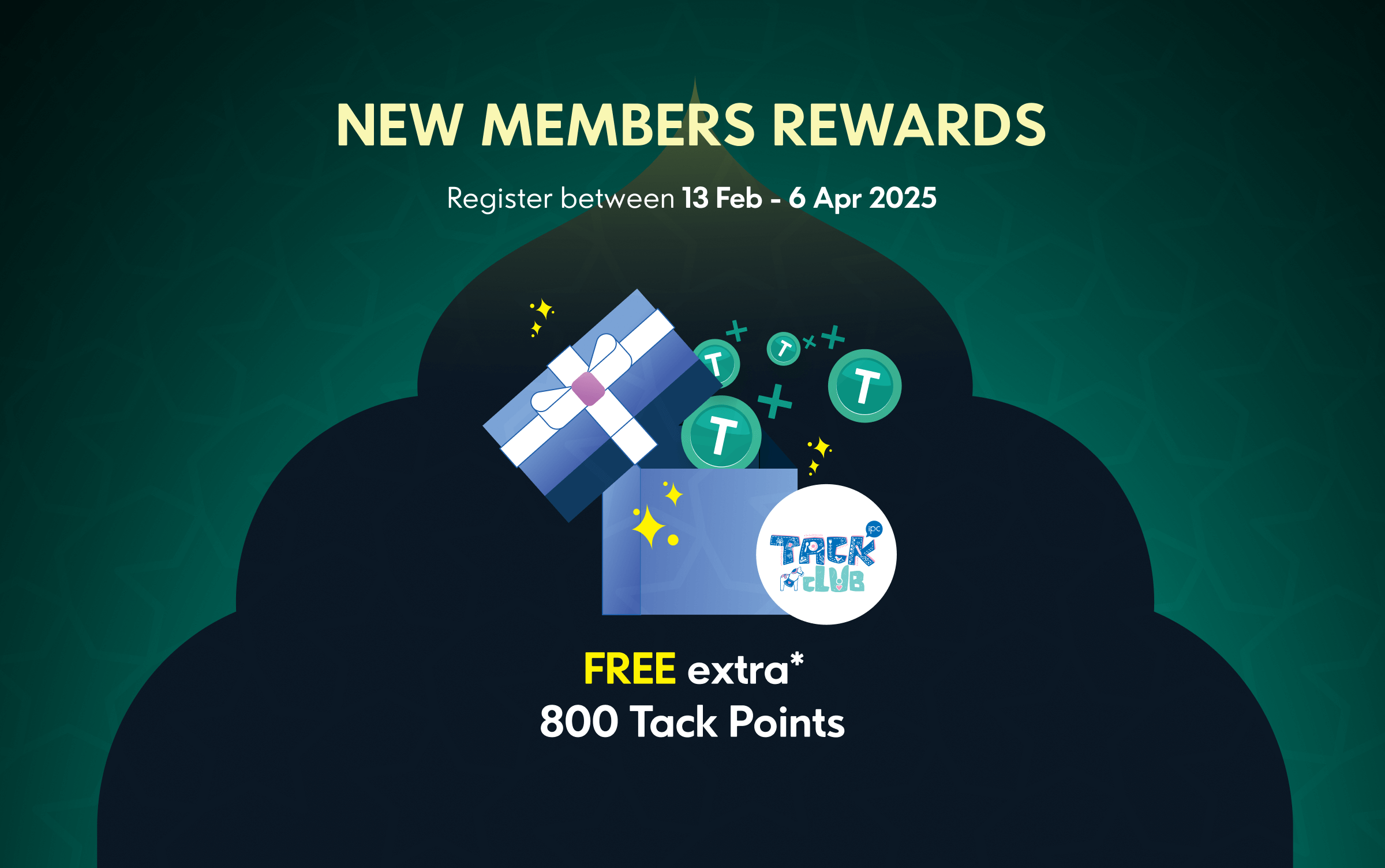 New members rewards