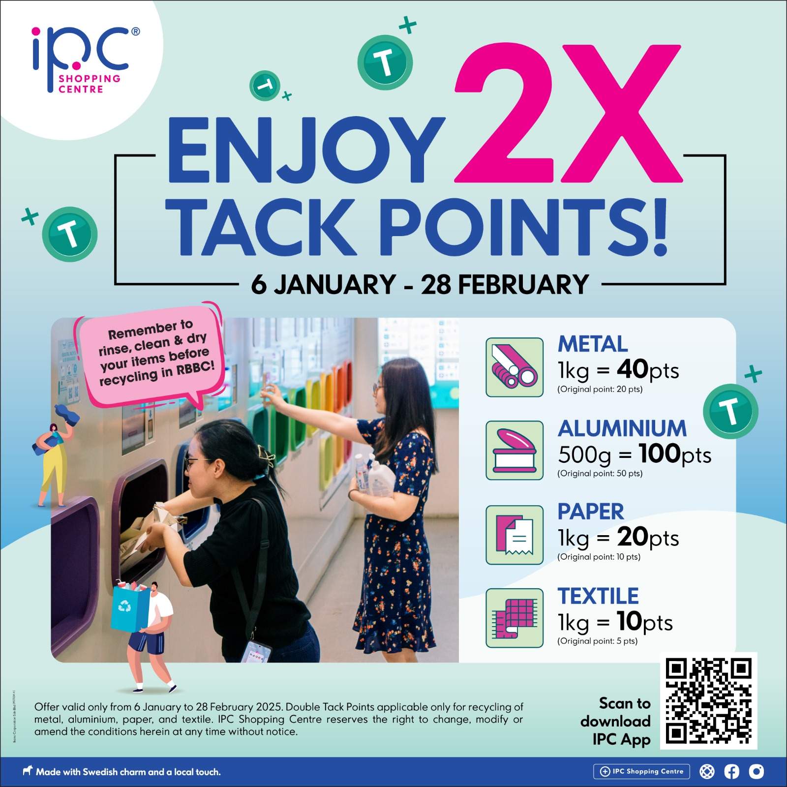 Enjoy 2x tack points